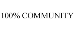 100% COMMUNITY trademark