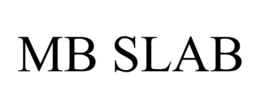 MB SLAB trademark