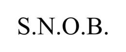 S.N.O.B. trademark