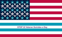 STOP 22 VETERAN SUICIDES A DAY trademark