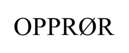 OPPRØR trademark