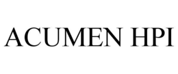 ACUMEN HPI trademark