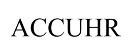 ACCUHR trademark
