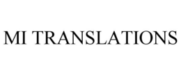 MI TRANSLATIONS trademark