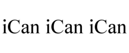 ICAN ICAN ICAN trademark