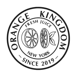 ORANGE KINGDOM FRESH JUICE NEW YORK -SINCE 2019- trademark