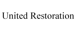 UNITED RESTORATION trademark