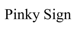 PINKY SIGN trademark