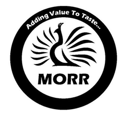 ADDING VALUE TO TASTE . . . MORR trademark