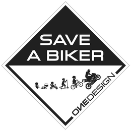 SAVE A BIKER ONE DESIGN trademark