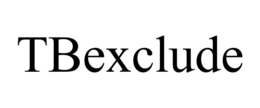 TBEXCLUDE trademark