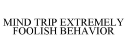 MIND TRIP EXTREMELY FOOLISH BEHAVIOR trademark