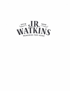 J.R. WATKINS ESTD 1868 REMEDIES FOR HOME trademark