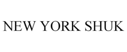 NEW YORK SHUK trademark