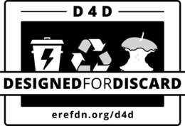 D4D DESIGNEDFORDISCARD EREFDN.ORG/D4D trademark