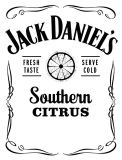 JACK DANIEL'S FRESH TASTE SERVE COLD SOUTHERN CITRUS trademark