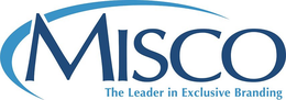 MISCO THE LEADER IN EXCLUSIVE BRANDING trademark