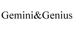 GEMINI&GENIUS trademark