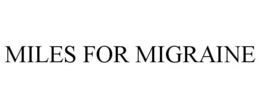 MILES FOR MIGRAINE trademark