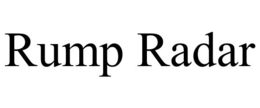 RUMP RADAR trademark