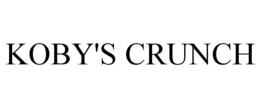 KOBY'S CRUNCH trademark
