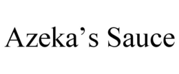 AZEKA'S SAUCE trademark