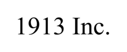 1913 INC. trademark
