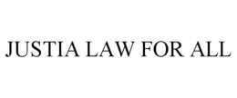 JUSTIA LAW FOR ALL trademark