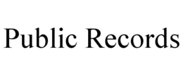 PUBLIC RECORDS trademark