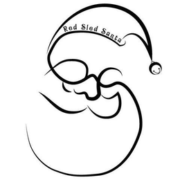 RED SLED SANTA trademark