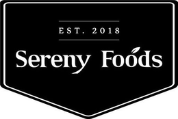EST 2018 SERENY FOODS trademark