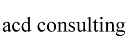 ACD CONSULTING trademark