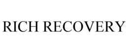 RICH RECOVERY trademark