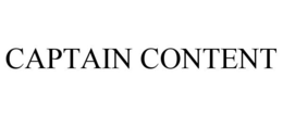 CAPTAIN CONTENT trademark