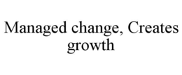 MANAGED CHANGE, CREATES GROWTH trademark