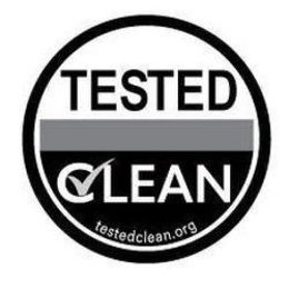 TESTED CLEAN TESTEDCLEAN.ORG trademark
