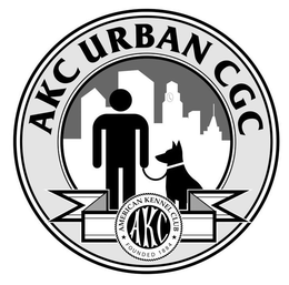AKC URBAN CGC AMERICAN KENNEL CLUB AKC FOUNDED 1884 trademark