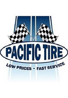 PACIFIC TIRE LOW PRICES · FAST SERVICE trademark