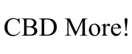 CBD MORE! trademark