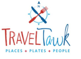 N TRAVELTAWK PLACES + PLATES + PEOPLE trademark