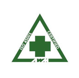 ISO 45001 CERTIFIED AWM trademark