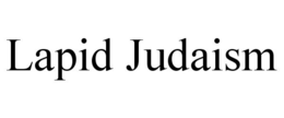 LAPID JUDAISM trademark