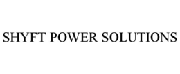 SHYFT POWER SOLUTIONS trademark