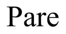 PARE trademark