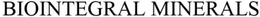 BIOINTEGRAL MINERALS trademark