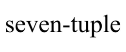 SEVEN-TUPLE trademark