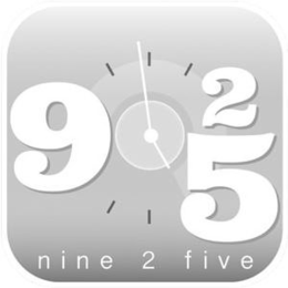 9 2 5 NINE 2 FIVE trademark