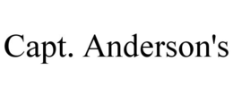 CAPT. ANDERSON'S trademark