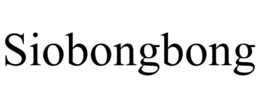 SIOBONGBONG trademark