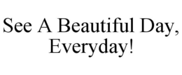 SEE A BEAUTIFUL DAY, EVERYDAY! trademark